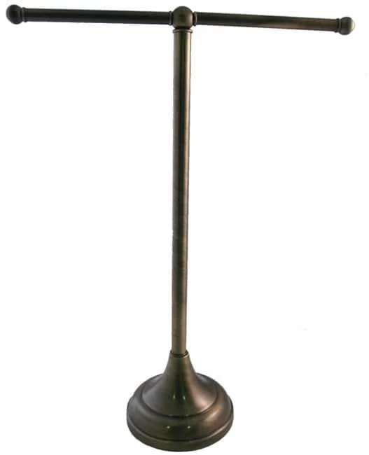 Allied Brass TB-10 Vanity Top 2 Arm Guest Towel Holder Polished Chrome