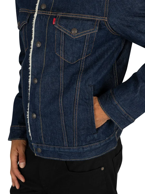 Levi&s Men's Type 3 Sherpa Trucker Jacket - Rockridge