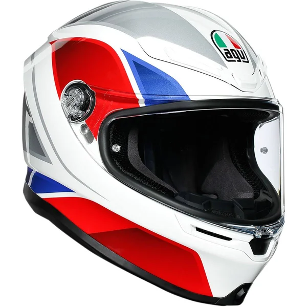 AGV K6 Hyphen Helmet - White/Red/Blue - SM