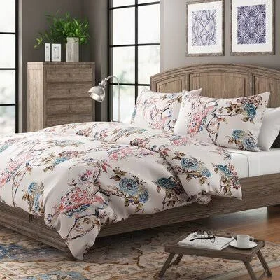 Baconton Duvet Cover Set Three Posts Size: Twin