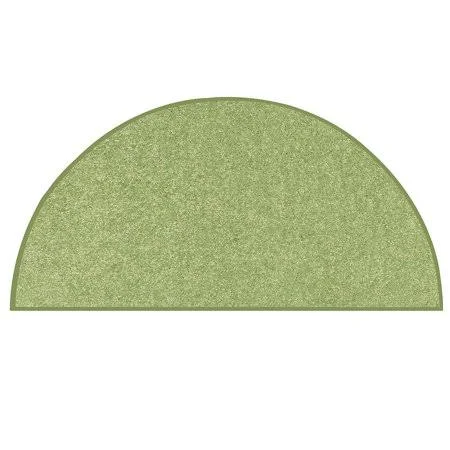 Bright House Solid Color Area Rugs Lime Green - 48 inchx96 inch Half Round, Size: 48x96 Half Round