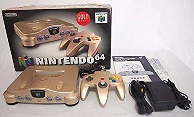 Nintendo 64 (Japanese Version) - Gold