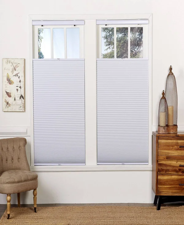 Cordless Blackout Top Down Bottom Up Shade, 39x22 x 64x22 - White
