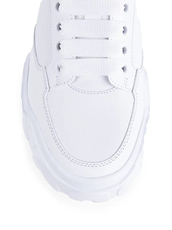 Alexander McQueen Oversized Sneakers - White/Black, Women's, 36.5EU, Sneakers & Trainers Chunky & Oversized Dad Sneakers