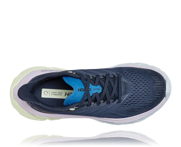 Hoka One One Women's Clifton Edge Shoe - 9.5 - Outer Space - Orchid Hush