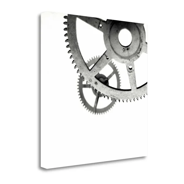 Tangletown Fine Art Retro, Gears, 9x22 by Alan Blaustein, Giclee Print on Gallery Wrap Canvas, 30x30x22