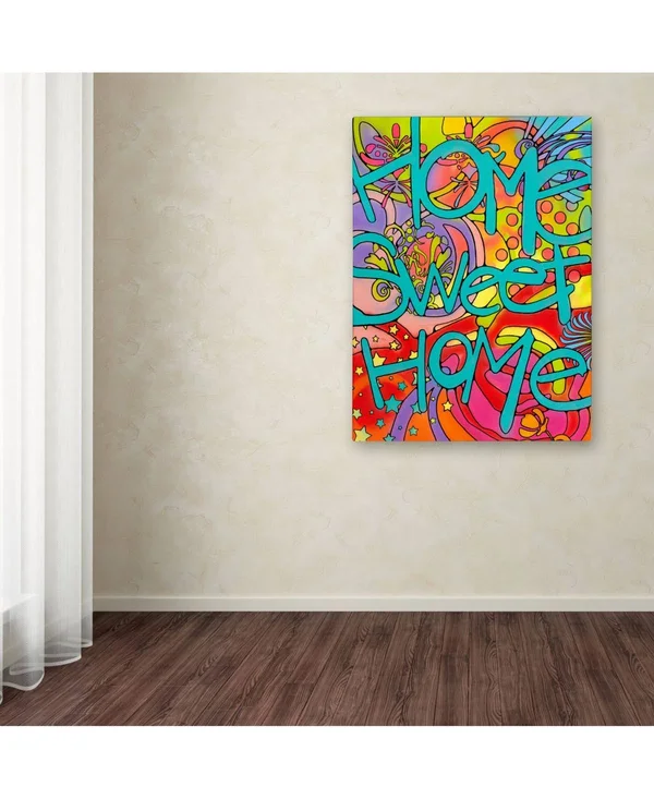 Trademark Art Dean Russo 'Home Sweet Home' Gallery-Wrapped Canvas Art