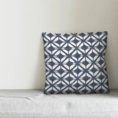 Fabiana Throw Pillow Millwood Pines Color: Blue, Size: 20x22 x 20x22