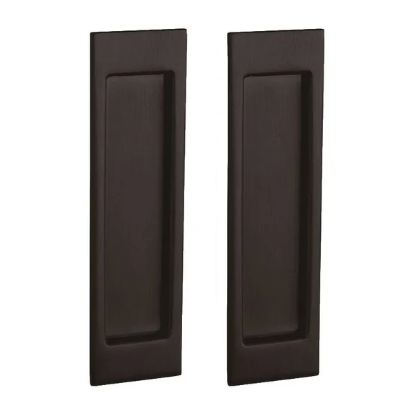 Baldwin PD005112PS Santa Monica Style Pocket Door Passage Trim Pair from The Estate - Venetian Bronze