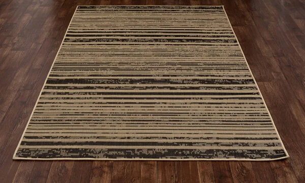Art Carpet Plymouth Black/Tan Indoor/Outdoor Area Rug