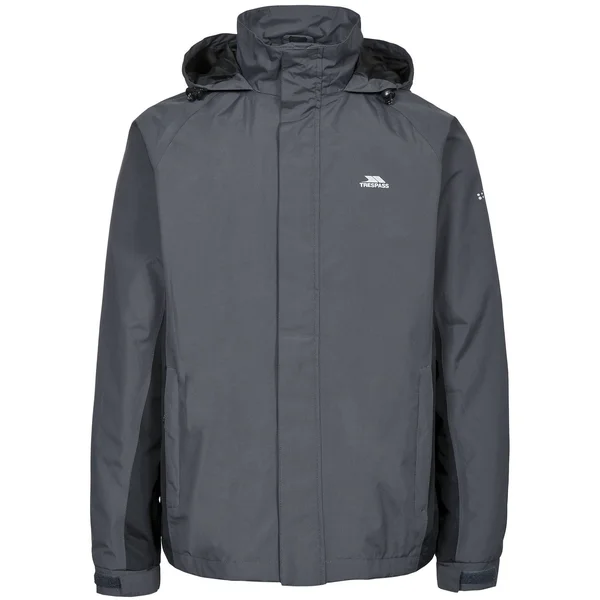 (XS, Flint) Trespass Mens Rogan II Waterproof Jacket