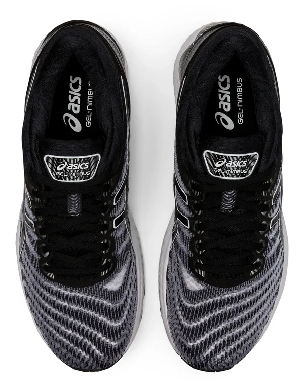Asics GEL-Nimbus 22 White/Black Men's Running Shoes, Size: 6