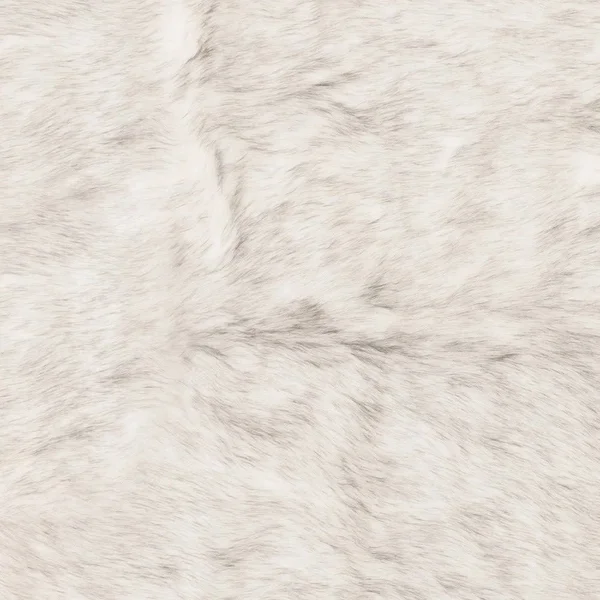 Faux Fur Ivory/ Grey Shag Rug - Ivory/Beige 10& x 13&