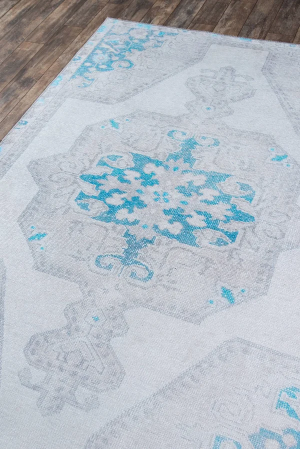 Momeni Afshar Area Rug - Grey, 3& x 5&