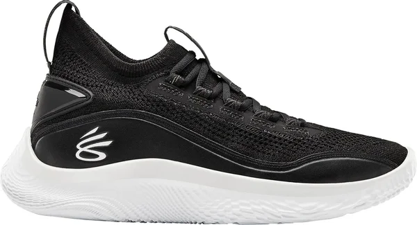 Under Armour Curry 8 Basketball Shoes in Black/Black Size 14.0, Knit
