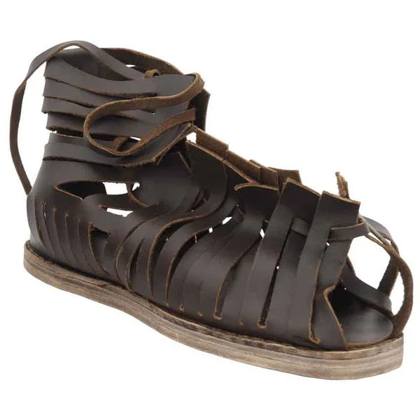 Get Dressed for Batt Roman Caligae Sandals, Size: Mens Size 11.5, Leather by Medieval Collectibles, Adult Unisex, Size: Mens 11