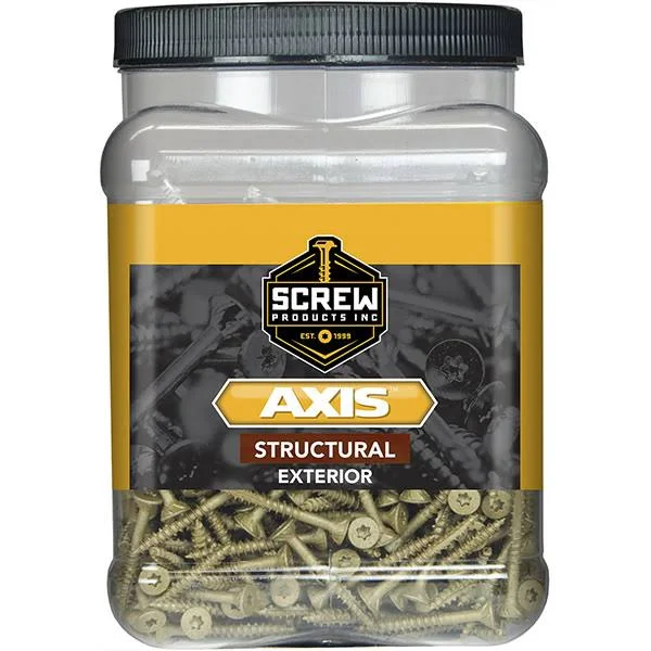 Screw Products Axis #14 Exterior STRUCTURAL Wood Screw - 5 lbs - 5x22