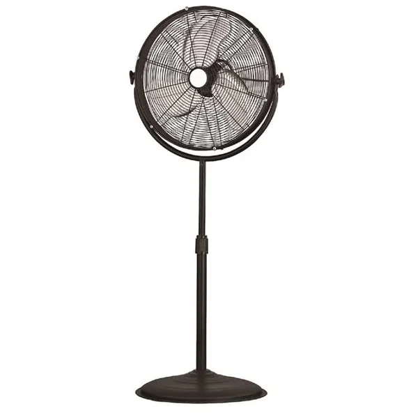 25.5x22 Black Ecohouzng Freestanding HV Pedestal Drum Fan