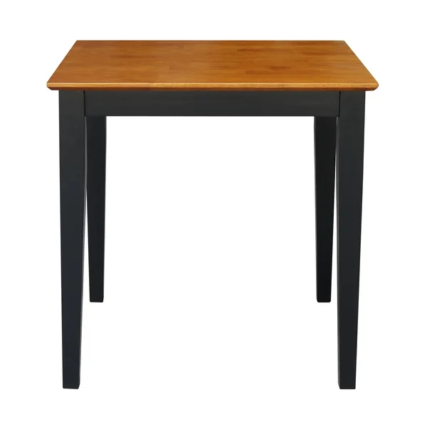 International Concepts 30x30 Dining Table with Two Chairs Black Cherry