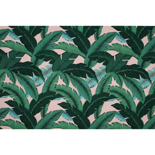 Swaying Palms Outdoor Bench Cushion Capri Blue - Pillow Perfect