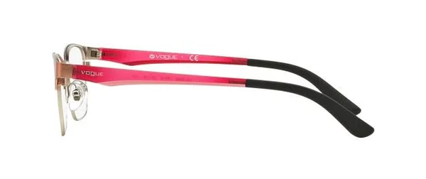 Vogue Eyeglasses VO3940 Color 756S Brushed Light Pink/Silver