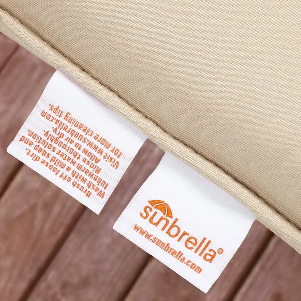 Sunbrella Canvas Bay Brown/ Canvas Natural Corded Indoor/ Outdoor Pillows (Set of 2) - 12 in x 18 in