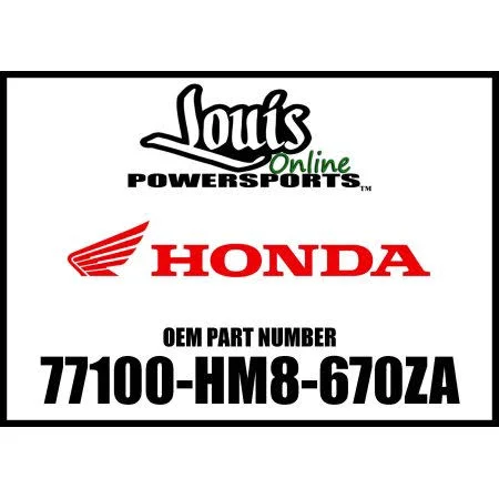 Honda 1997-2005 TRX Seat Nh1L 77100-HM8-670ZA