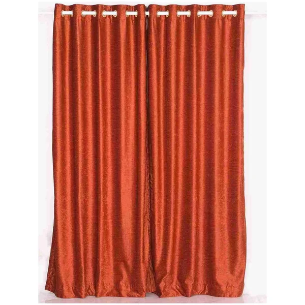 Rust Ring - Grommet Top Velvet Curtain, Drape, Panel - Piece