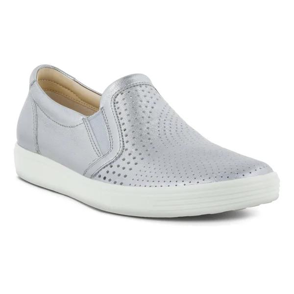Ecco Women's Soft 7 Perforated Slip-On Loafer