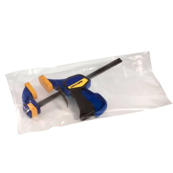 Clear Flat Poly Bags - 8W x 14H - 4 Mil - Case of 1000