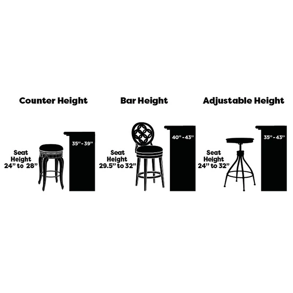 The Gray Barn Mule Patch White Finish Saddle Counter Stool - 25x22H x 18x22W x 12x22D - Counter Height - 23-28 in.