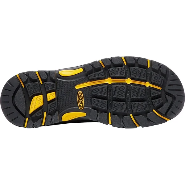 Keen Utility Men's Logandale Waterproof Boot - Steel Toe (9.5 Raven/Black)