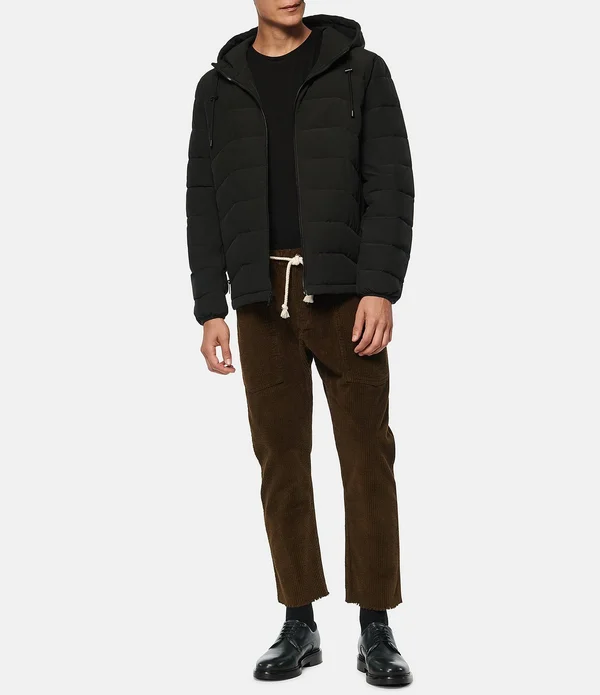 Marc New York Men's Claxton Packable Down Hooded Jacket - Gunmetal