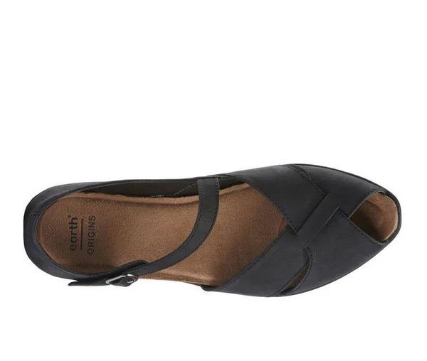 Earth Origins Palomos Percy - Womens Sandal - Black