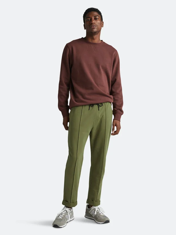 Richer Poorer Men's Terry Trouser - Size Large, Olive Army