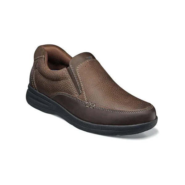 Nunn Bush Cam Men's Moc Toe Casual Slip on Shoes - Size: 15 Wide, Brown