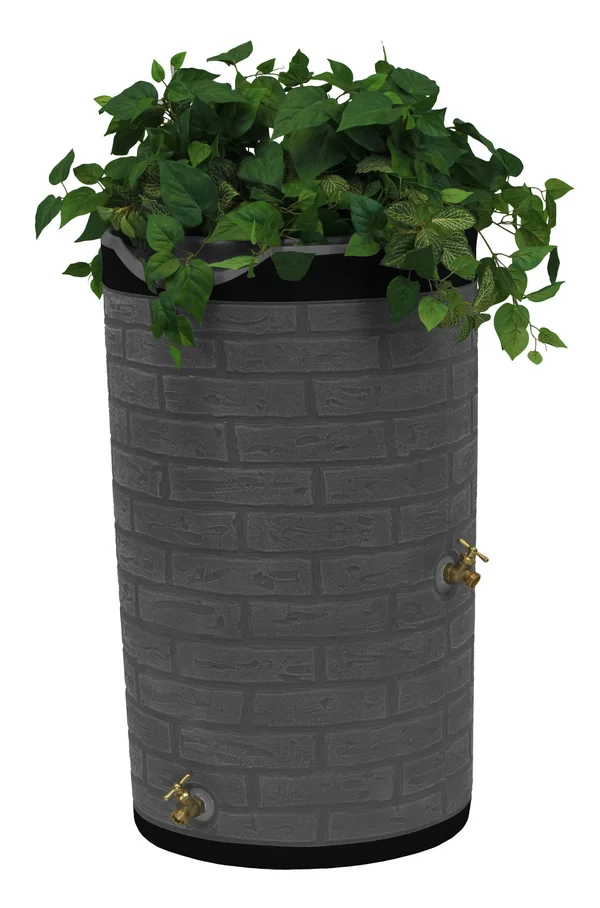Impressions Downton 50 Gallon Rain Saver - Slate