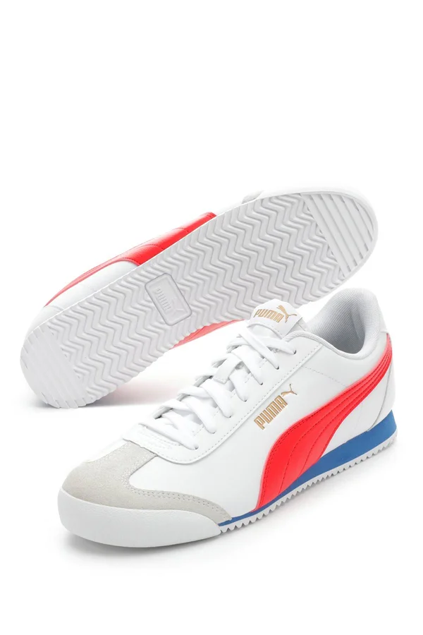 Puma Turino Sneaker - Men's - White/Red/Blue - Size 9