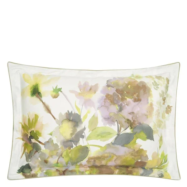 Palace Flower Birch Queen Duvet Cover by Designers Guild