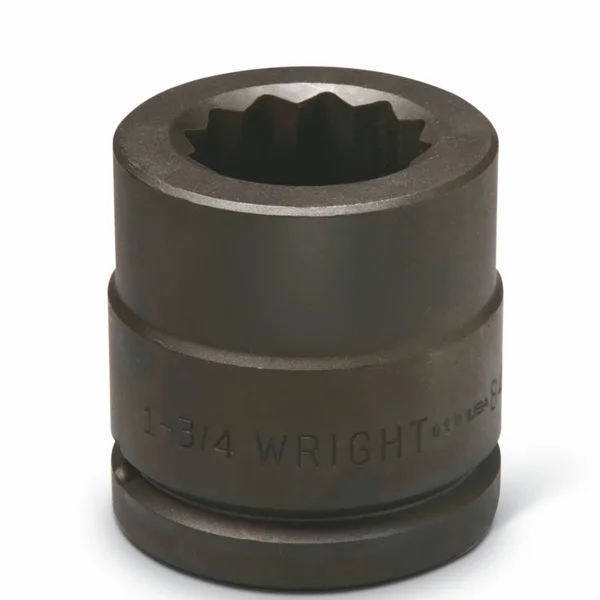 Wright Tool 84723 1-1/2x22 Drive 1-7/16x22 Standard Impact Socket 12-Point