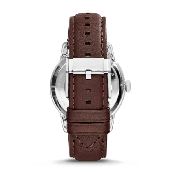 Fossil Men's ME3064 &Townsman& Automatic Brown Leather Watch