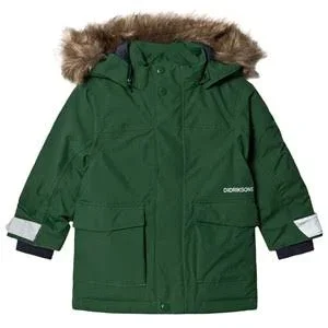 Didriksons - Kids - Kure Kids 3 Puffer Jacket Leaf - Parkas - Green