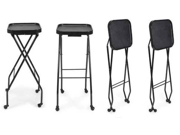 Caleb Fold-A-Way Service Tray - Black
