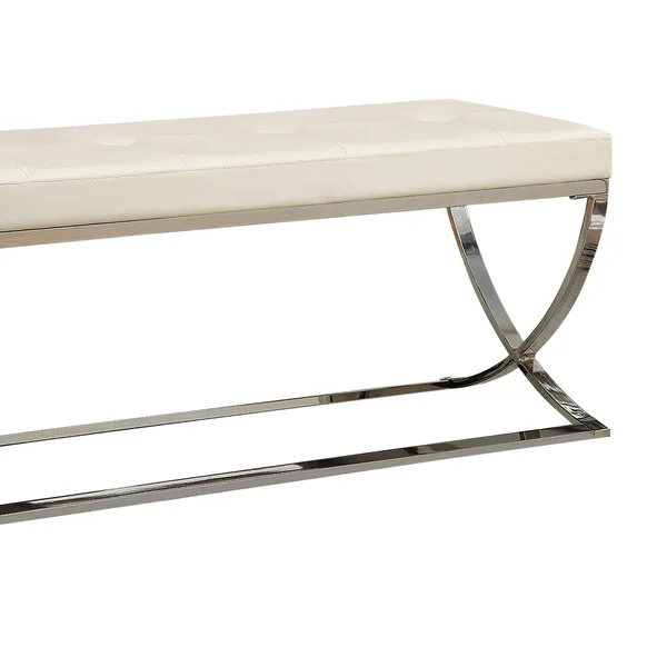 Modernly Charming Bench White