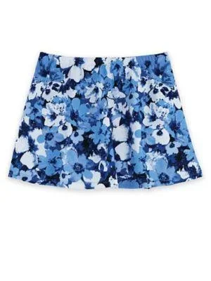 Blair Women's Plus Tankini Skirt, Blue Multi Floral 24W