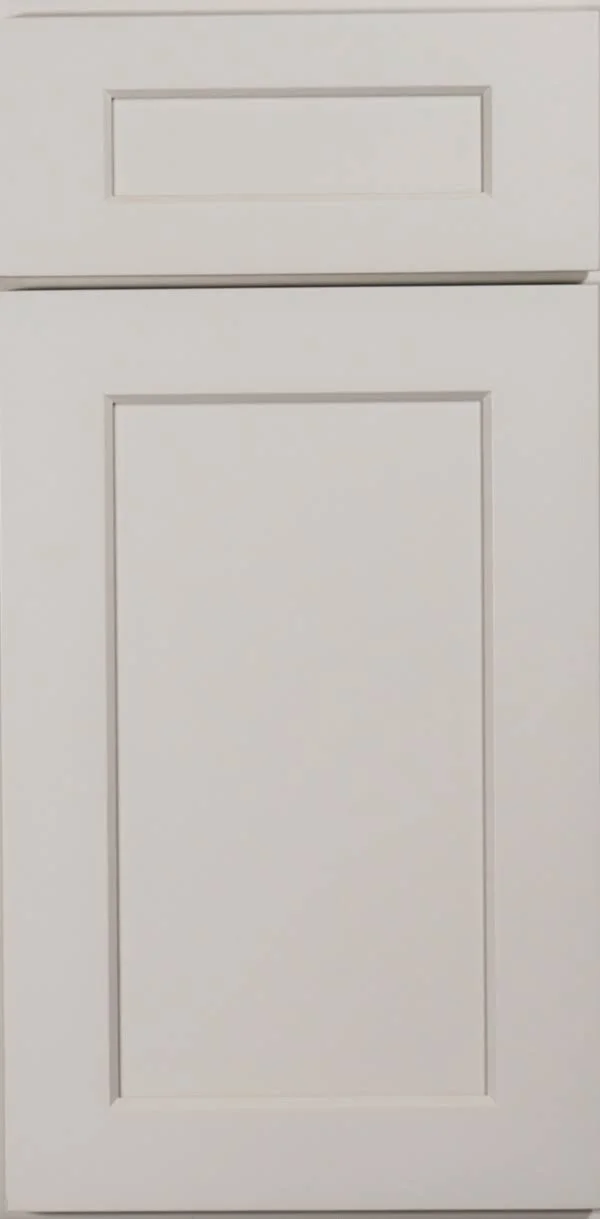 Wilora Hawthorne Shaker Dove 42x22 x 34.5x22 x 24x22 2 Doors - 2 Drawers, 1 Shelf Base Cabinet, High-Density Fiberboard (HDF) SD