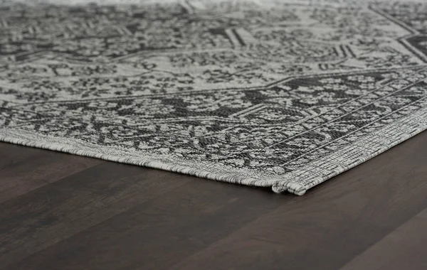 Tayse Veranda Vnd14 Indoor, Outdoor Area Rug Black, Size: 9 x 12 ft.