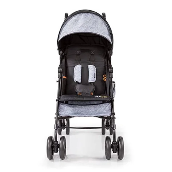 Summer Infant 3Dtote Convenience Stroller, Black/Grey