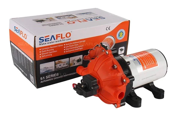 Seaflo 12V 5.5 GPM 60 PSI Water Diaphragm Pressure Pump
