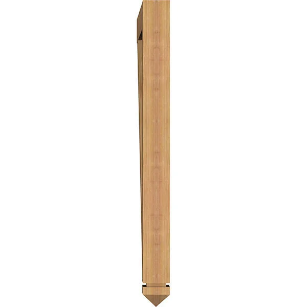 Ekena Millwork 3 1/2x22W x 34x22D x 40x22H Balboa Arts & Crafts Smooth BRACKET, Western Red Cedar